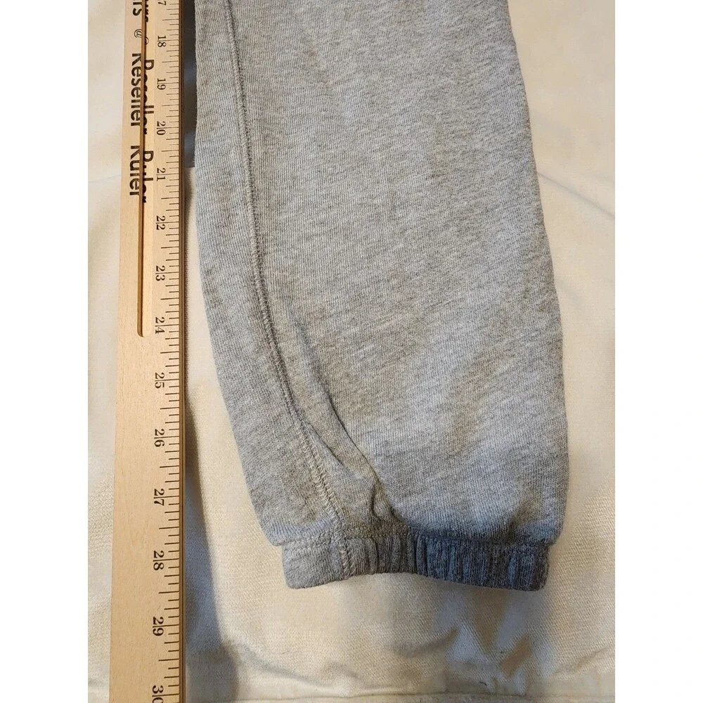 Unsubscribed Cotton Joggers Womens Small Grey Drawcord Sustainable USA Made